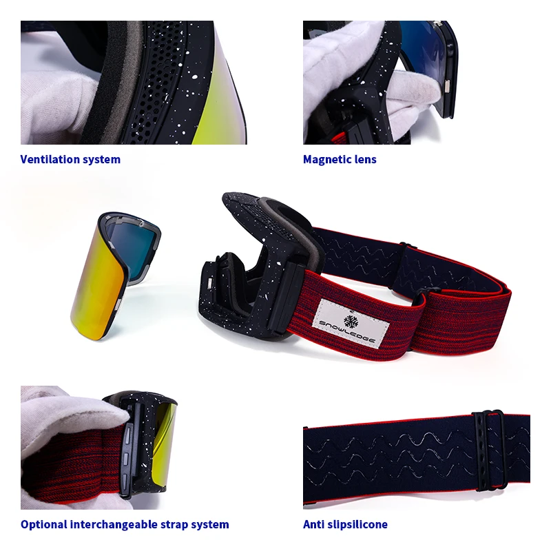 Heated Goggles Eh Anti Fog System With Lens Ski Face Shield