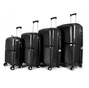 High Quality PP Material Waterproof Light Weight Large Suitcase Hot Sale Accessories Many Color Choices Customizable Luggage