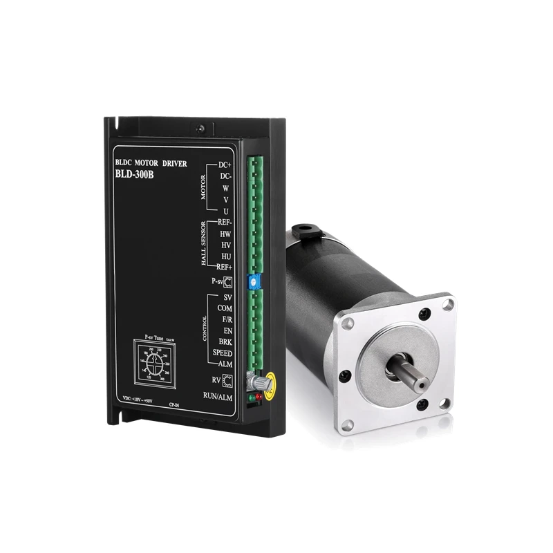 3 фазы Магнитный мотор 24 вольтового источника электропитания постоянного тока регулятор скорости 57BLY-1230NBB 120W 3000 об/мин с 24v мотор bldc контроллер Bld120A
