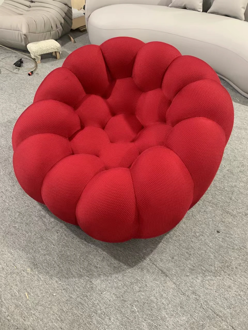 ロシュ・ボボワ・バブルソファ 3人掛け ベルベット・チェスター