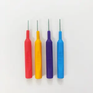 Daily Care Hot Sale CE ISO Approved Blister Card Interdental Brushes Stick with Dupont Bristle Oral Clean Dental Brush