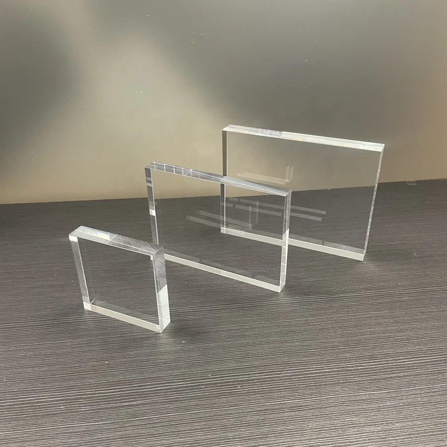 UV Printed 4x6 Custom Acrylic Logo Art Photo Display Block Blank Cube Block