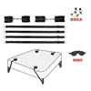 Cinghia per bondage a quattro angoli per letto - pinze per capezzoli - maschera per gli occhi