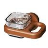 Bird feeder-square-brown