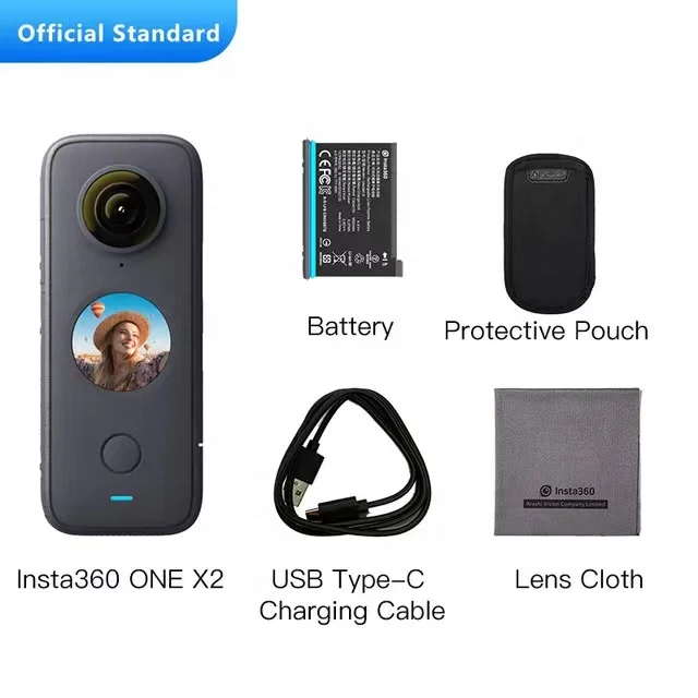 
 Оригинальная Водонепроницаемая Экшн-камера Insta360 One X2 10 м  