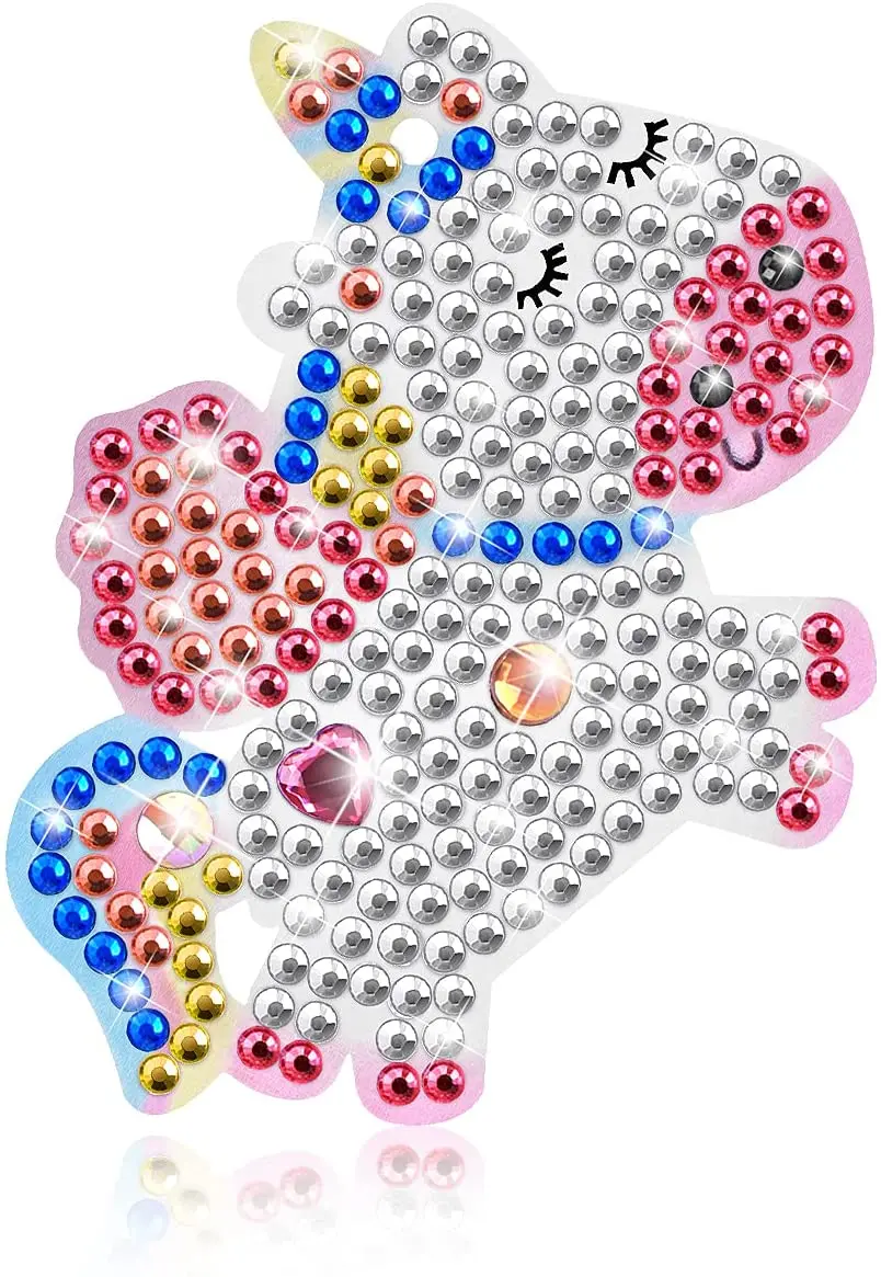 Алмазная живопись, наклейки с драгоценным камнем, брелоки, аксессуары, 5D алмазная живопись по номерам, художественные наборы для девочек, детей