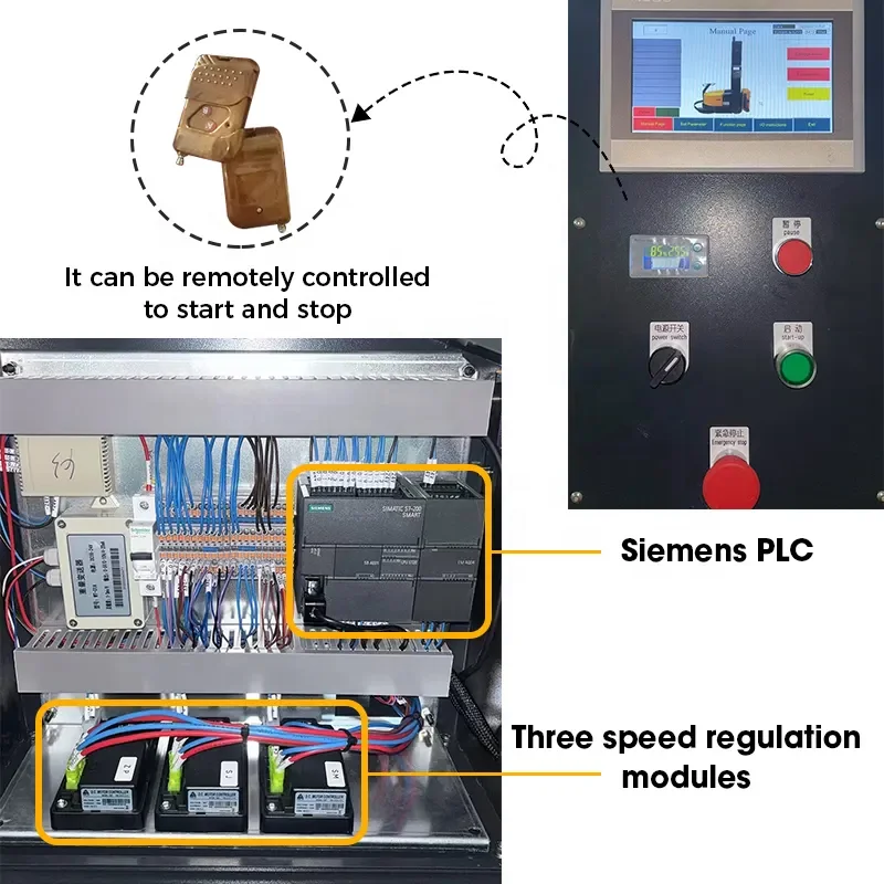 Large Pallet Size Automatic Mobile Robot Pallet Stretch Film Wrapper Machine Pallet Stretch Wrapping Machine Robot with CE