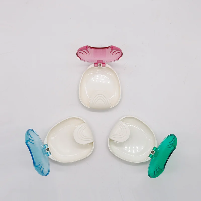 Colorful Dental Press to Open Aligner Retainer Storage Travel Box ...