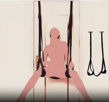 Adjustable Strap BDSM Sex Gear Adult Harness and Bondage Set Couple Toys for Flirting Whip and Cushion Flirting Bondage Kit