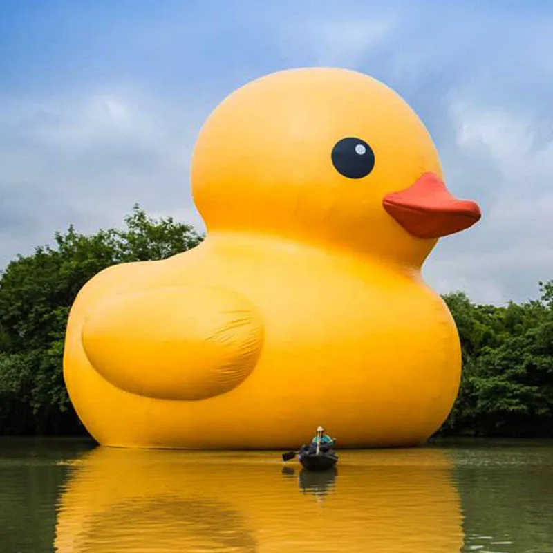 Giant Inflatable Buoy Duck Inflatable Yellow Duck Custom Inflatable ...