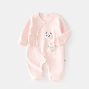 Skin Friendly Baby Clothes Design Spring Suit Solid Color Wholesale