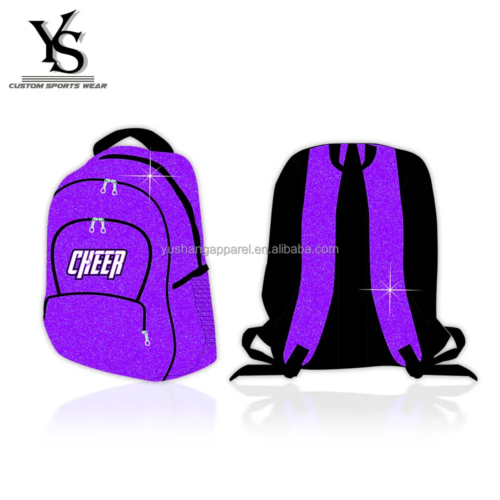 Custom Glitter Cheer Backpack Multiple Colors For Cheer And Dance Bag Buy Glitter Cheer