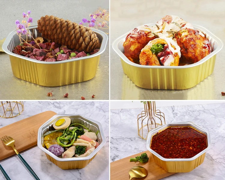 product tia x400 oem  odm crease resistant aluminum foil cup wrinkle proof sauce cup freezer safe foil cup-5