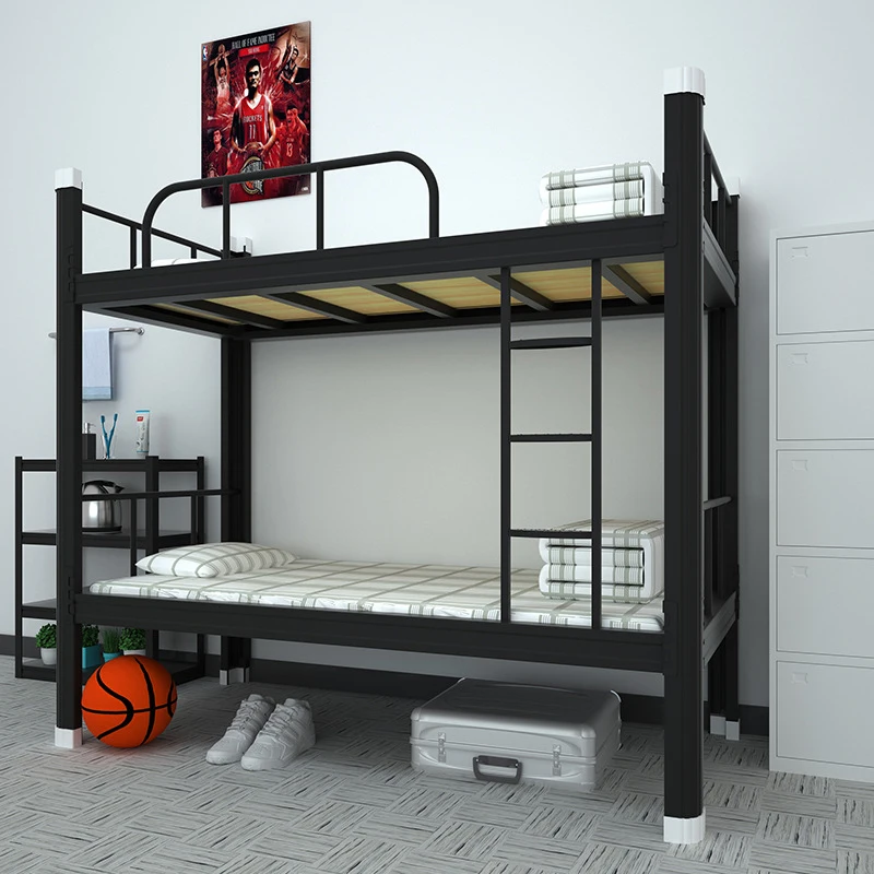 Двухъярусная кровать King Size из прочной стальной конструкции с устойчивым двухуровневым каркасом
