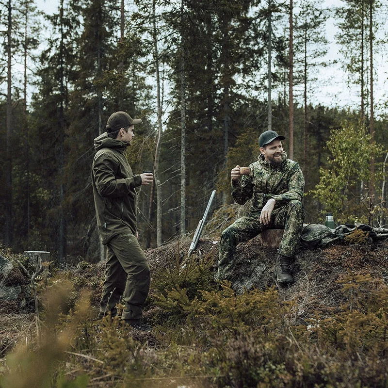 Камуфляжная охотничья одежда для мужчин, цифровой бесшумный водонепроницаемый костюм зеленого цвета, комплект охотничьей куртки и брюк с утиным оленем
