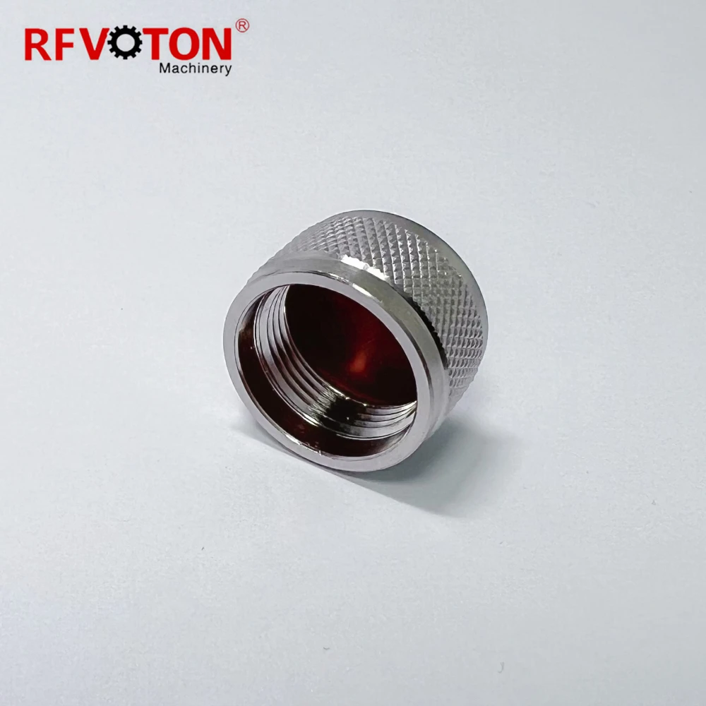 N Male Brass Material Dust Cap Without Chain Protector For N Female RF Connector Waterproof details