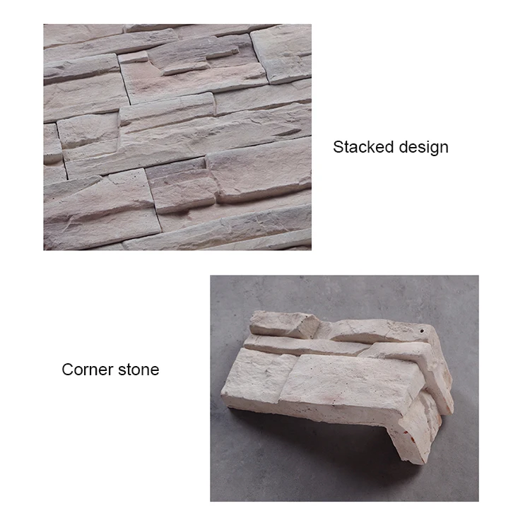 Culture Slate Wall Cladding Artificial Stone Veneer Outdoor Interior Faux Stone Pillar Covering