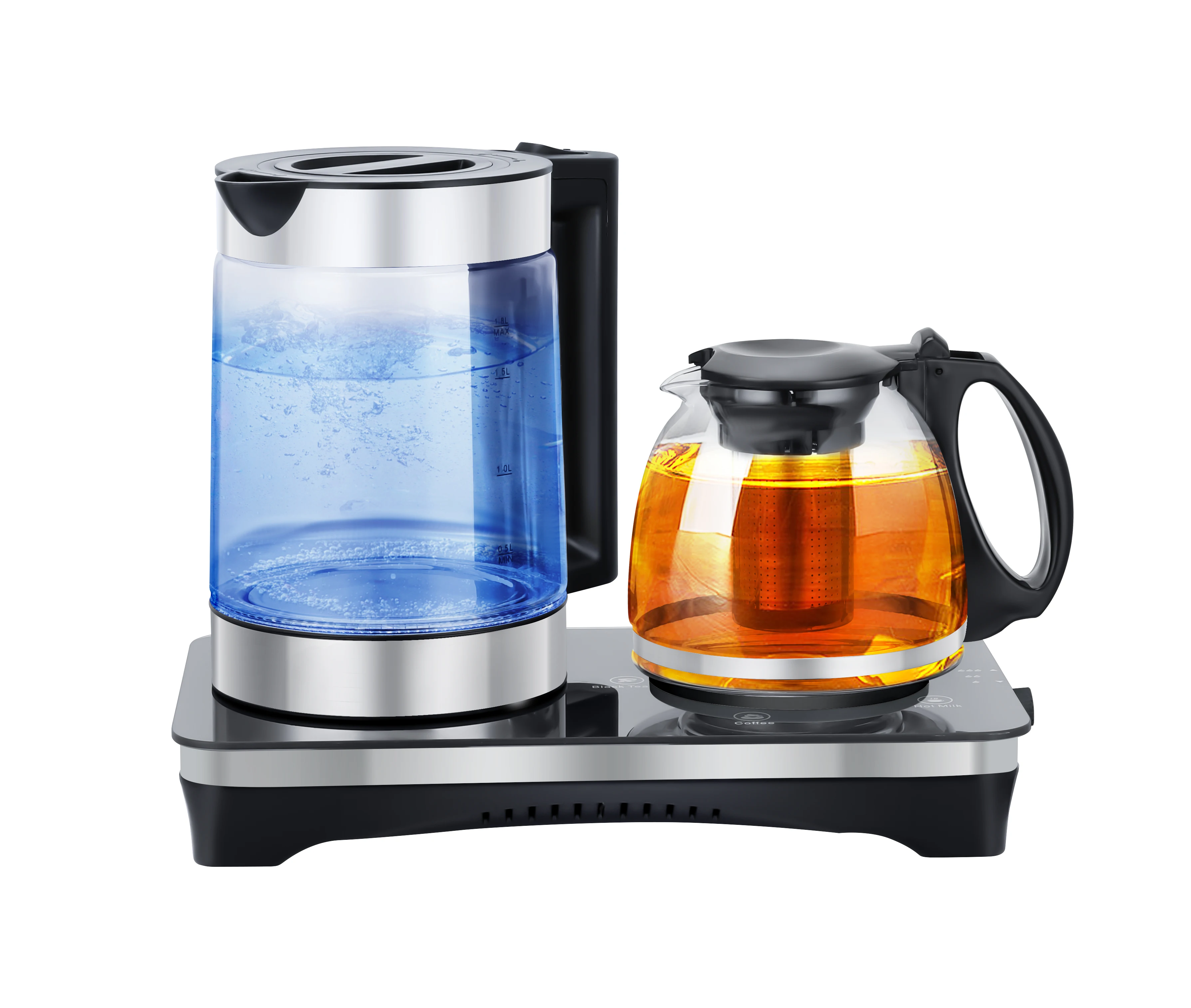 Urkish Fancy Glass Jacketed Tea Maker Electric Kettle With Appliances