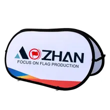 Advertising A Frame Sideline Banner Display Stand Outdoor Sport Event Horizontal Round Square Vertical Pop Up A Frame Banner