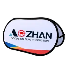 Advertising a Frame Sideline Banner Display Stand Outdoor Sport Event Horizontal Round Square Vertical Pop up a Frame Banner