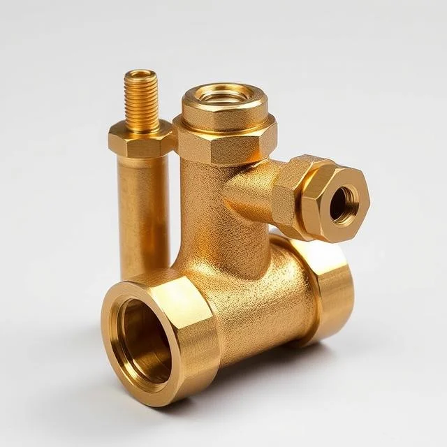 Solid Brass Compression Fitting Durable and Long Lasting Pipe Joint for Air Gas Water and Oil Lines Pipe Fittings