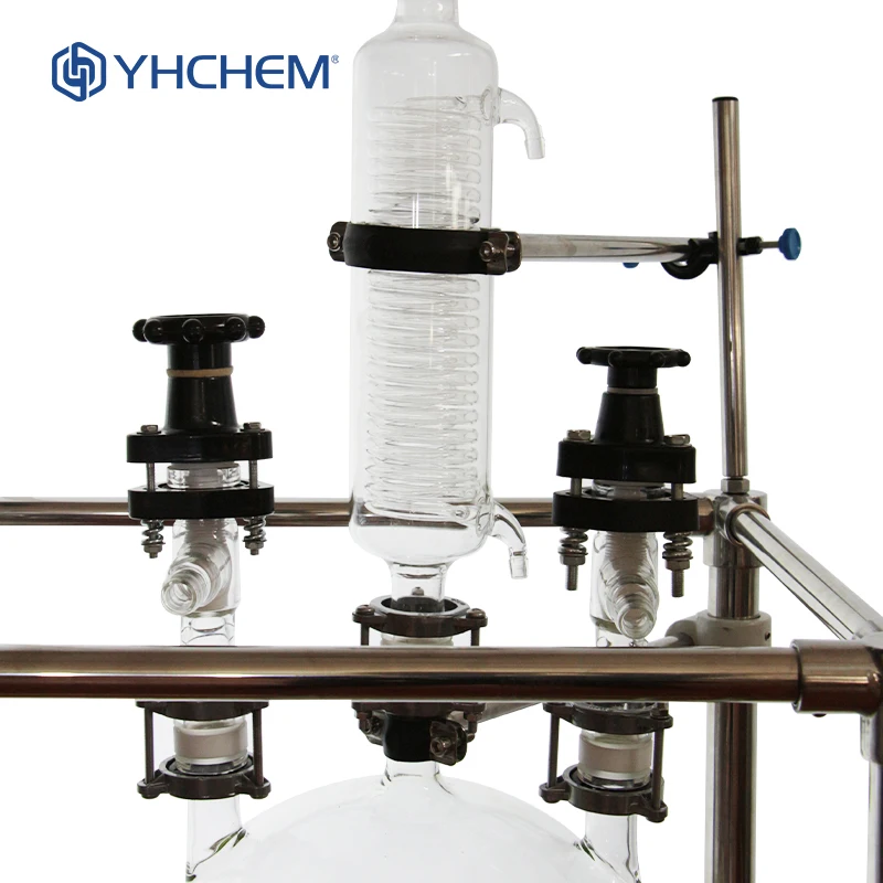 YHCHEM Factory Price Glass Crystallization Reactor Continuous Stirring Reactor Crystallization Equipment