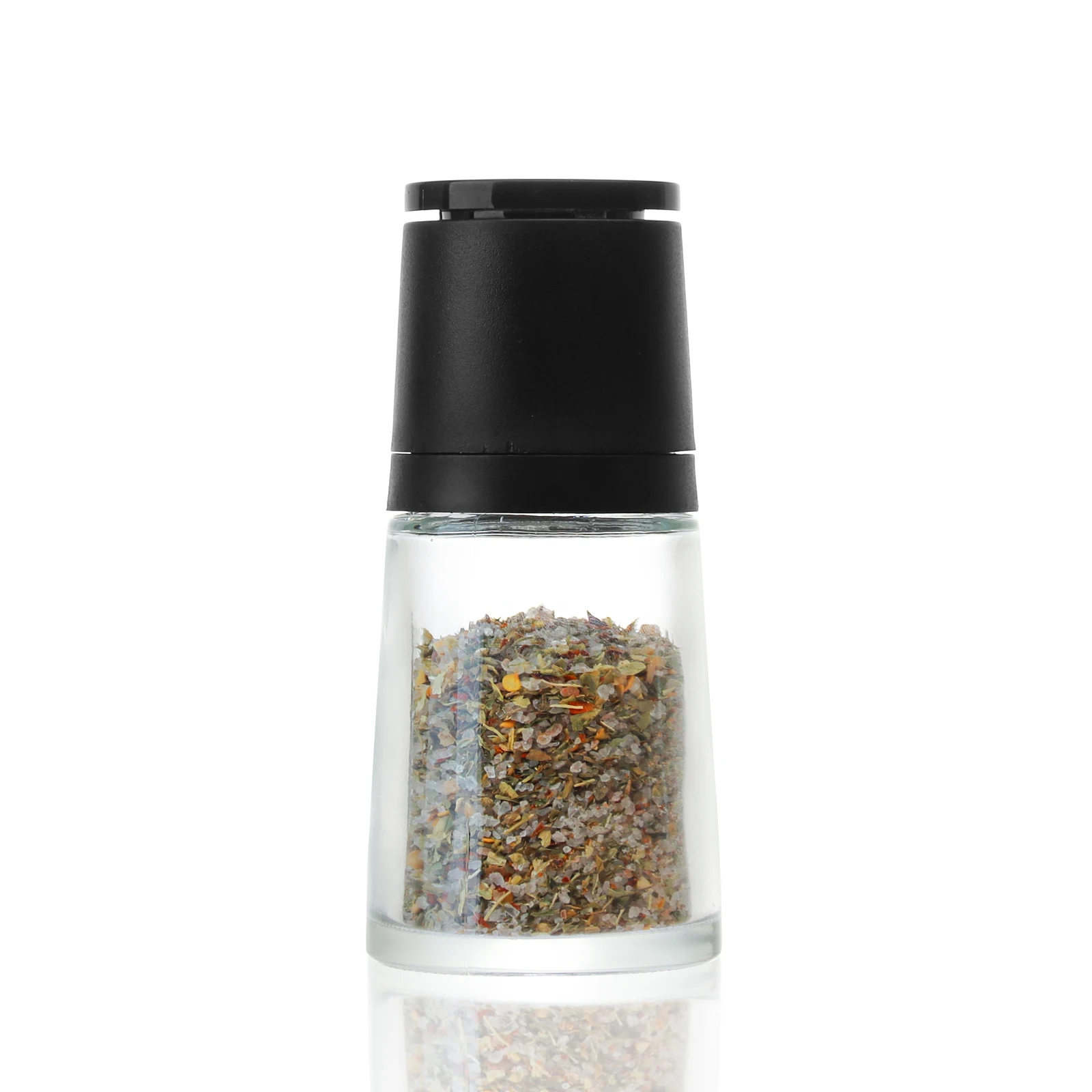 Küche 125ml Gewürzglas mit Mahlwerk Glas-Gewürzflaschen Großpackung