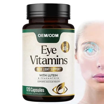 Custom Wholesale Protect Vision Dietary Supplements to Improve Eyesight Eye Vitamins Capsules