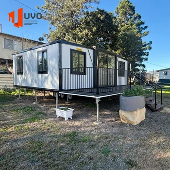 Expandable Prefabricated Container House 20Ft Portable Modern Steel Frame Office Building Granny Flat