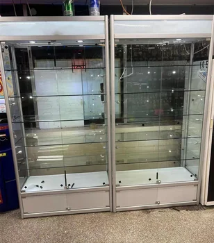 Retail Glass Display Case With Lighting Cheap Smoke Shop Showcase - Buy ...