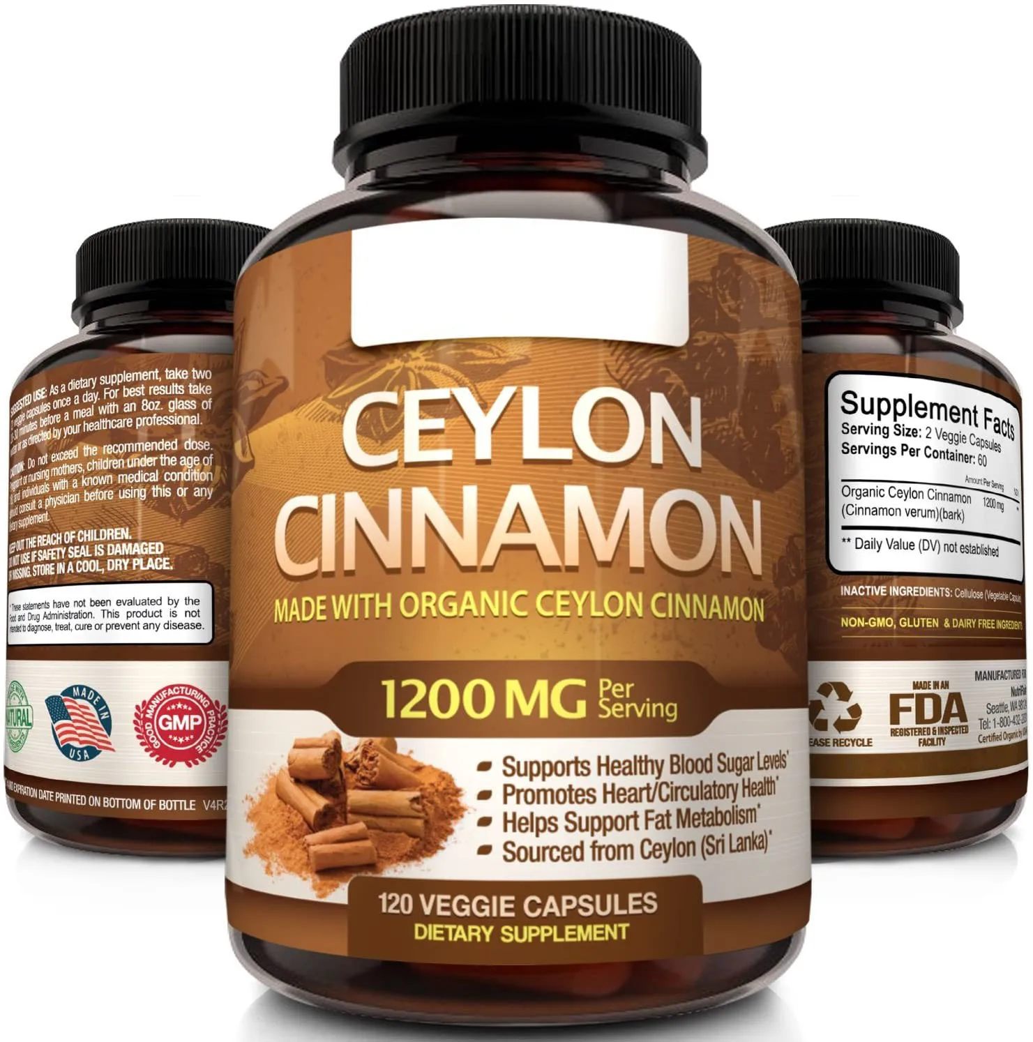 organic sri lanka ceylon cinnamon best vegan blood sugar support