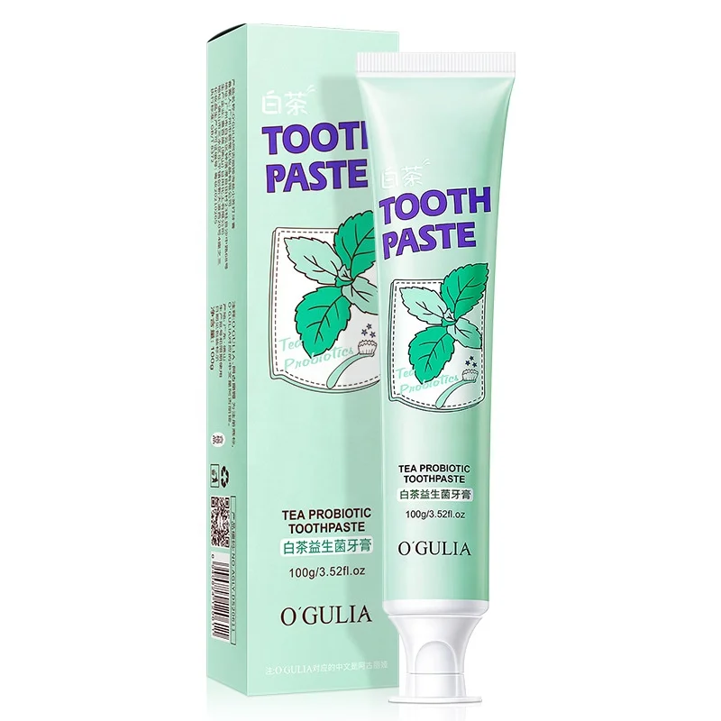 OEM ODM отбеливающая зубная паста персик белый чай морская соль уход за полостью рта Зубы натуральная Органическая Зубная Паста