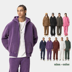 Wholesale Manufacturer High Quality Hoodie Fashion Embossed Logo Blank Men's Sports Casual Heavyweight Zip up Hoodie Streetwear