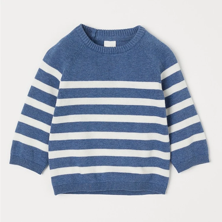 
Оптовая продажа, Новое поступление, детский вязаный свитер с круглым вырезом и принтом медведя 