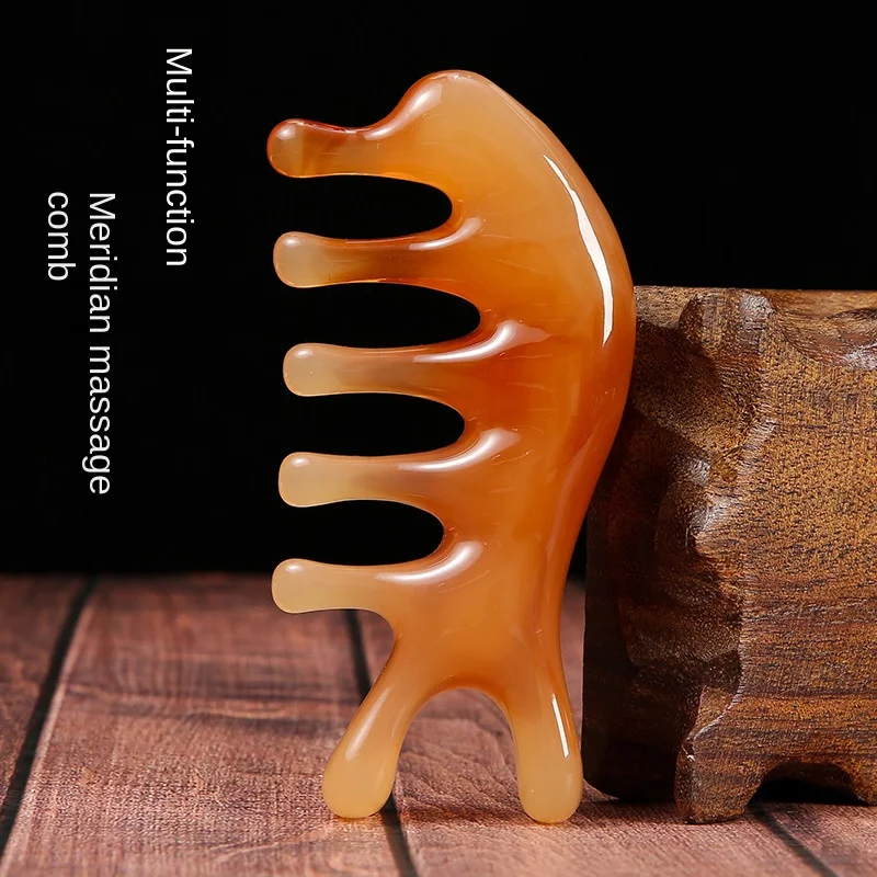 Dolphin Comb Multifunctional Massage Comb for Beautiful Nose Hair Press Dredge Meridians Universal Pressing Head Therapy at Home