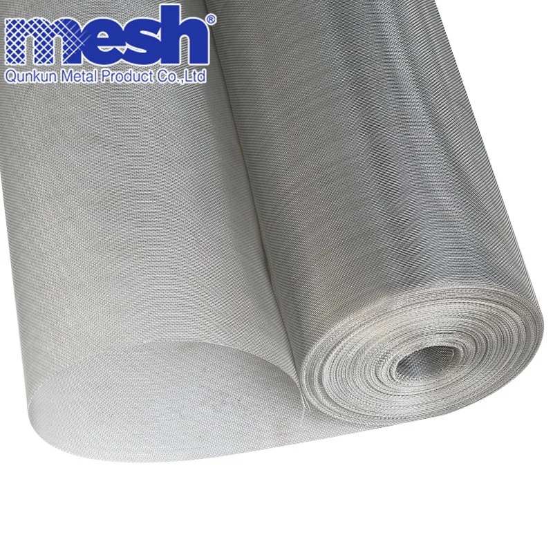 Alaskin Ultra-Fine 140 90 130 220 Micron 50um Stainless Steel Air Dust Filter Woven SS Wire Mesh in Plain Weave Style