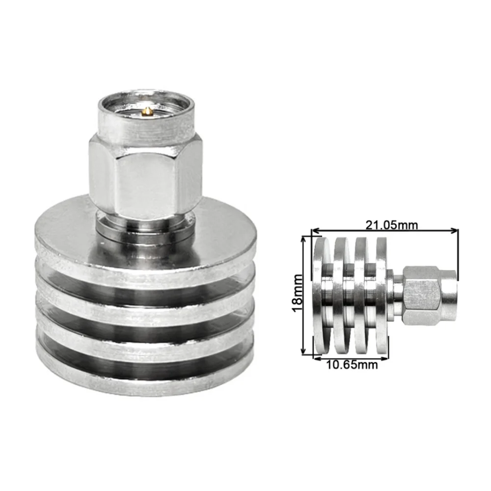 HF-Lastwandler vom SMA-Typ aus Messing, 50 Ohm, SMA-Stecker (männlich), Abschlusslast für Gleichstrom bis 8,5 GHz