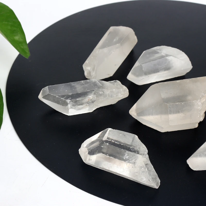 Quartz Root Tips Wholesale Natural Rough Crystal Tips polished Raw clear Quartz Point ...