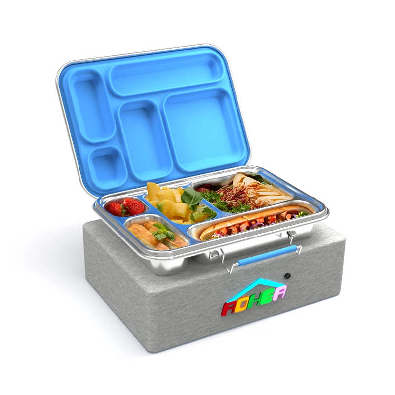 Aohea OEM/ODM 304 stainless steel single wall lunch box bento box food containers in bulk