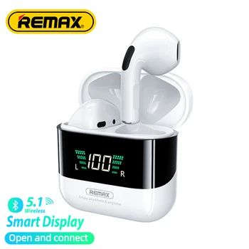 Remax TWS-10i Plus Digital Display Earbuds Earphones Bluetooth Wireless Tws Mobile Phones I12 For Iphone Earphone