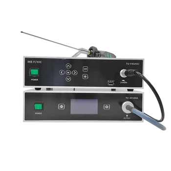 China Manufacturer 100 Watt Cold Led Light Source Full HD ENT Endoscope Camera System for Rigid Endosocpy Surgery