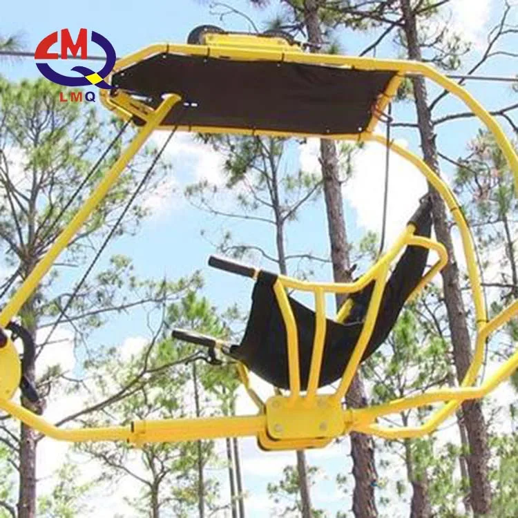 Operable Cable Car Ziplines Cable Car Ropeway Equipment for Amusement Parks