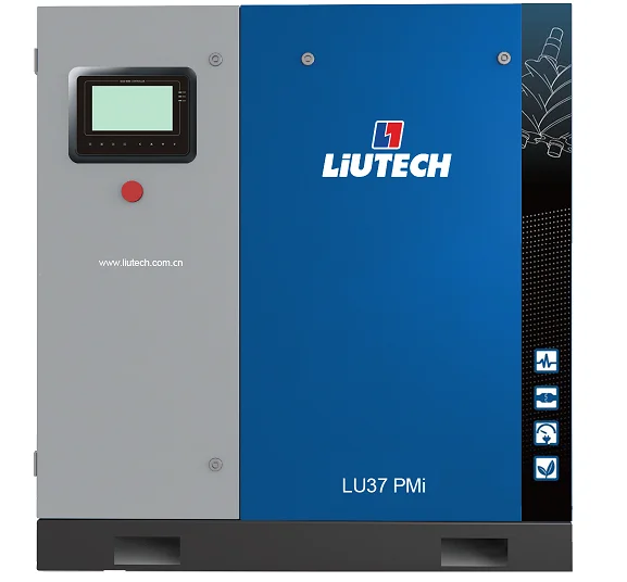 Liutech Atlas_copco_head air Compressor LU15 PMi 15KW 7bar China Manufacturer Pneumatic Screw 300 Cfm air Compressor