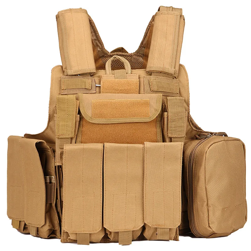 Outdoor combat equipment tactical vest protection vest real person CS training equipment eight piece vest