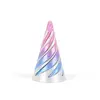 Cono arcoiris blanco