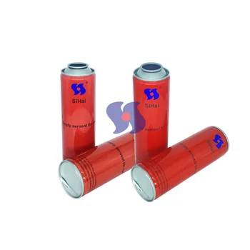 High Quality Car Care  Spray Products Used Empty Aerosol Tin Can With Necked-in Aerosol Can Round Shape Diameter 52*158mm