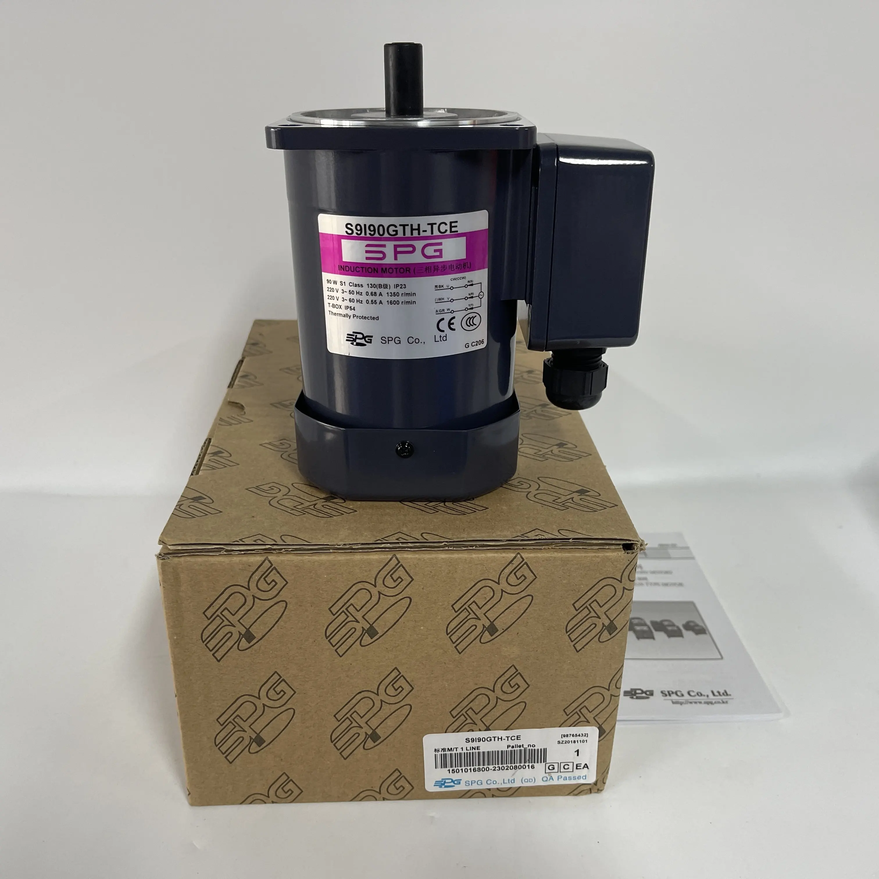 SPG AC Induction Motor S9I90GTH-TCE SPG AC Induction Motor S9I90GTH-TCE