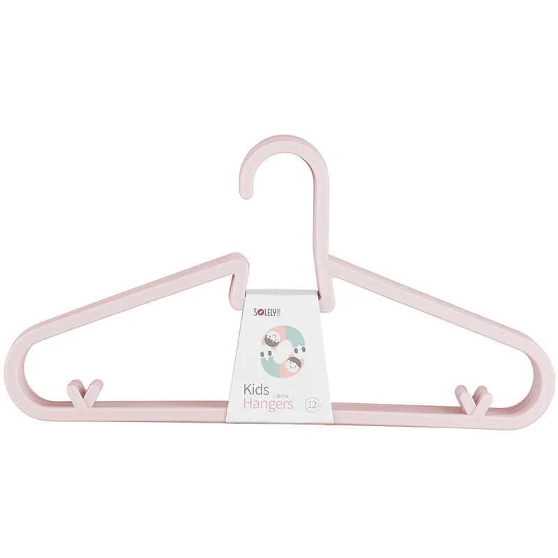 SOLELY Factory's Hot sale Kids' Simple Clothes Hanger with Heart Decoration Wardrobe Balcony Bathroom Living room