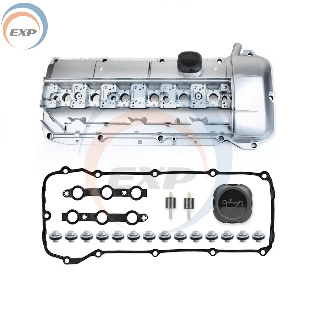 Aluminum Valve Cover W/ Gasket For 9802 Bmws M54 E39 525i 528i E46