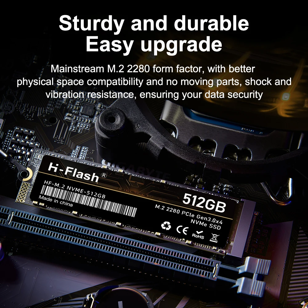 内蔵型SSD H-Flash 2TB M.2 NVMe SSD H-flash Wholesale Nvme SSD M.2 2280 - High Capacity & Speed